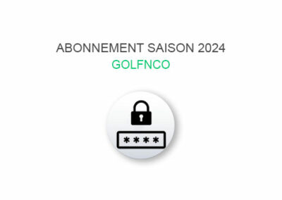 Abonnements Golfnco – Saison 2024